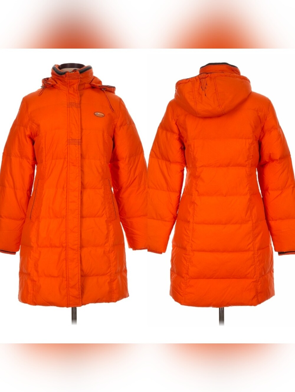 SUPER RARE Beijing 2008 OLYMPICS CREW Women US S 90% Down Coat Long Jacket Hood